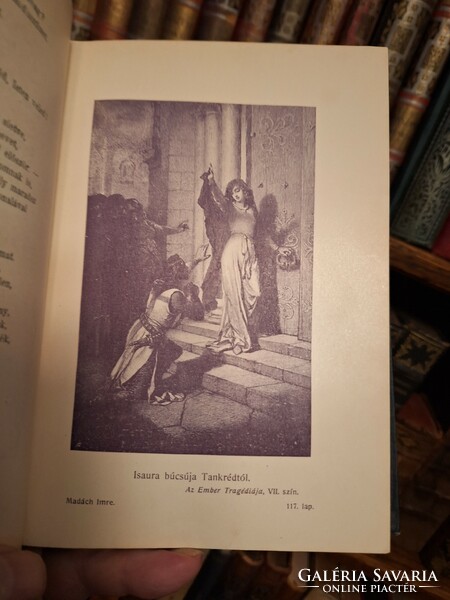 1900K. Masterpieces kk. Selected works of Liliomos--imre madách--incomplete!-Only 3 beautiful illustrations!