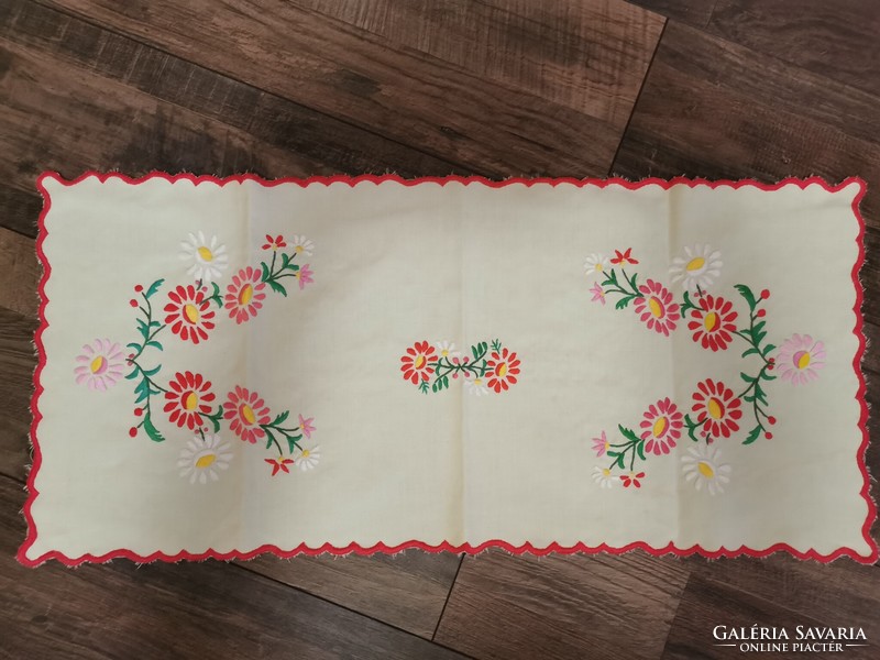 Handmade embroidered tablecloth