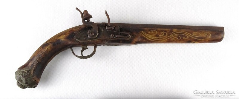 1P664 old metal beater dueling pistol replica 39 cm