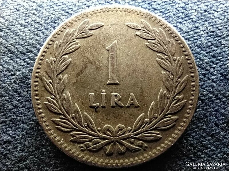 Republic of Turkey (1923-) .400 Silver 1 Lira 1948 (id65373)