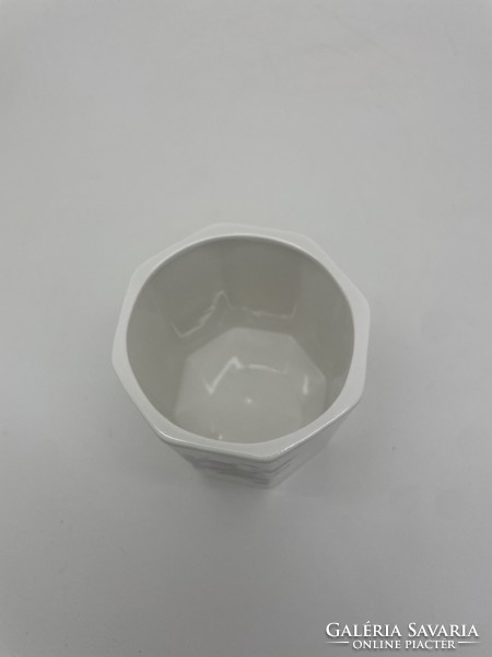 English croft porcelain flower vase or glass 7.5cm
