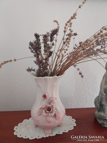 Pink porcelain vase