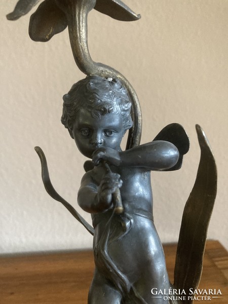 Antique secession style putto statue - art nouveau