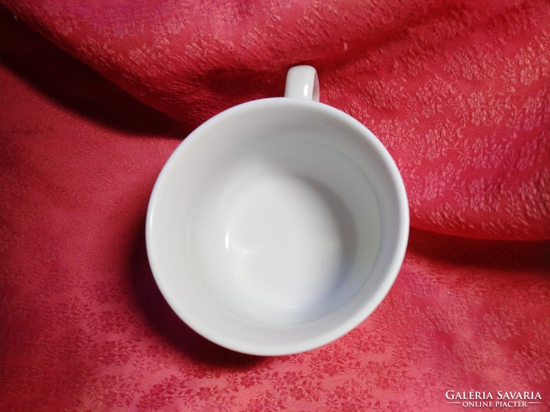 Régi Zsolnay porcelán lila virágmintás porcelán csésze pótlásnak