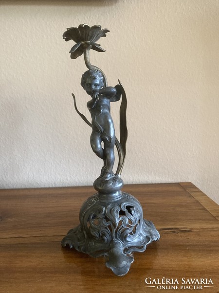 Antique secession style putto statue - art nouveau