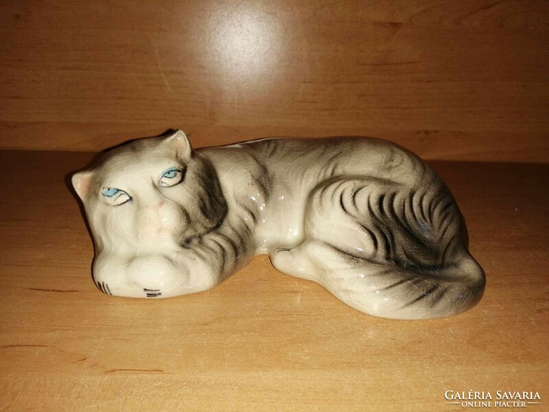 Orosz porcelán cica macska figura (po-1)