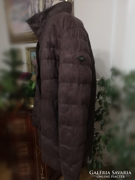 Lee Cooper XL téli dzseki, csokoládé barna kabát