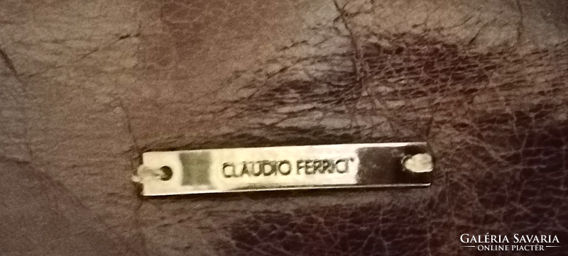 Claudio Ferrici luxus minőségű vajpuha bőr hátizsák