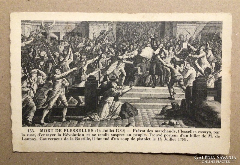 French Revolution on postcards