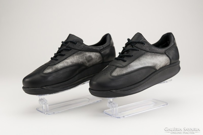 Enquist rolling sole, medical shoes, men's shoes, size 43, black leather.