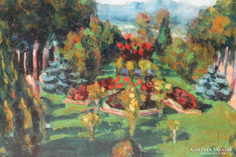 Imre Lénárd: Pálffy garden, around 1915