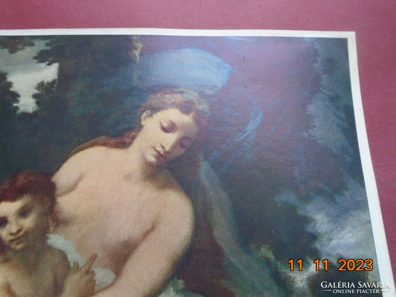 RÖMMLER&JONAS Drezda,festmény nyomat "Vénusz és Ámor" Narcisse Virgile Diaz de la Pena (1807-1876)