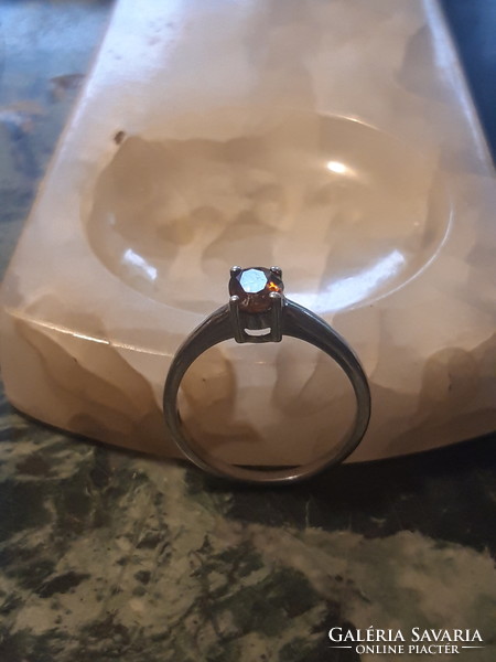Régi zafír köves ezüst gyűrű - 54- es méret