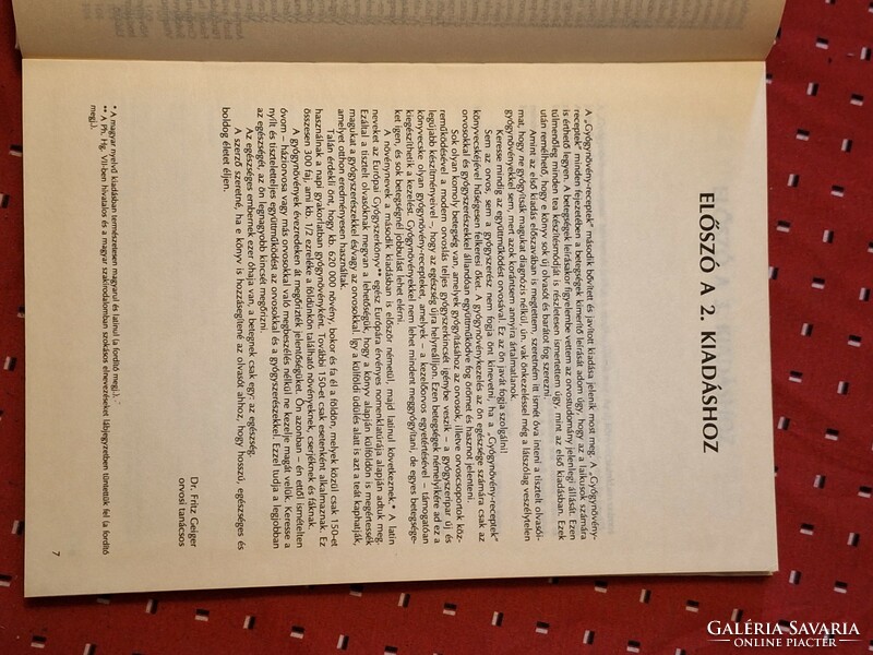 Dr.Dr.med.FRITZ GEIGER. GYÓGYTEÁK  Bizz a természet gyógyitó erejében! -második kiadás