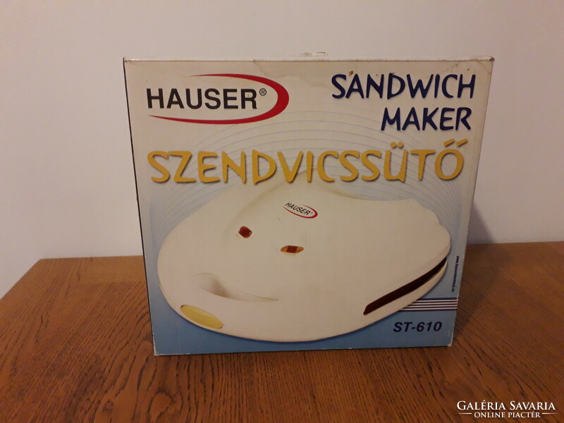 Hardly used hauser electronic st-610 sandwich maker