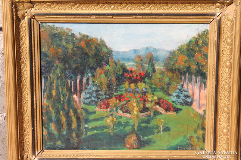 Imre Lénárd: Pálffy garden, around 1915
