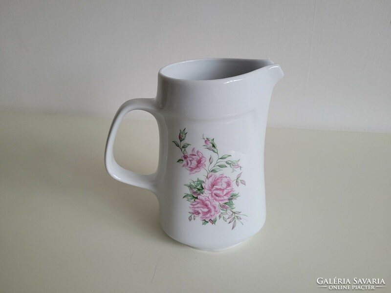 Retro lowland porcelain jug flower pattern spout old water jug