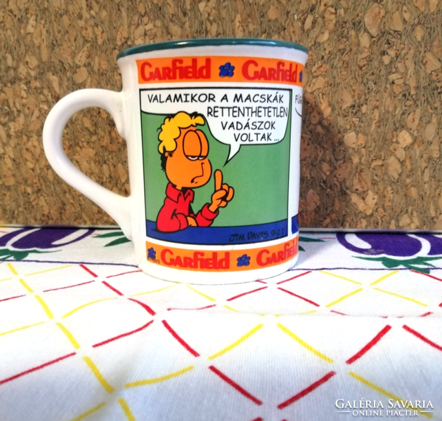Retro - Garfield - porcelán bögre
