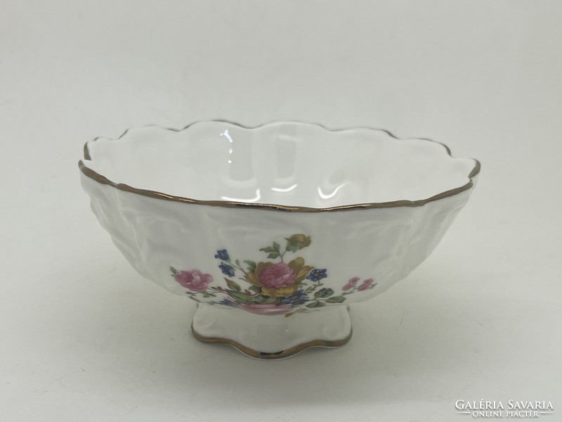 English floral porcelain bowl, diameter 12cm, height 5.5cm