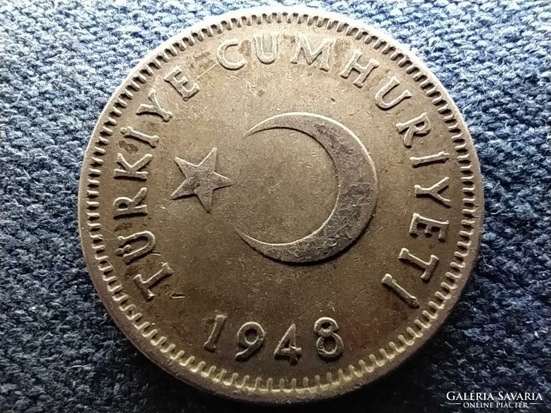 Törökország Köztársaság (1923-) .400 ezüst 1 Líra 1948 (id65373)