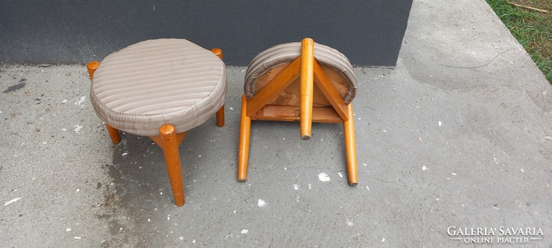 Hugo Frandsen design tripod szék párban ALKUDHATÓ  Art Deco