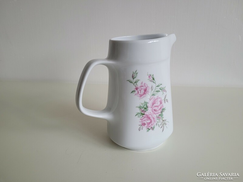 Retro lowland porcelain jug flower pattern spout old water jug