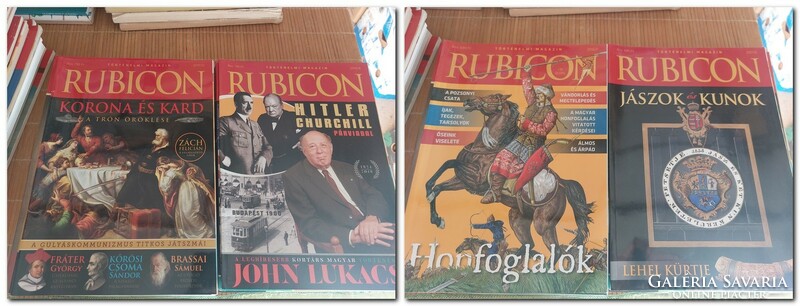 43 copies of Rubicon historical magazine in one. HUF 15,000