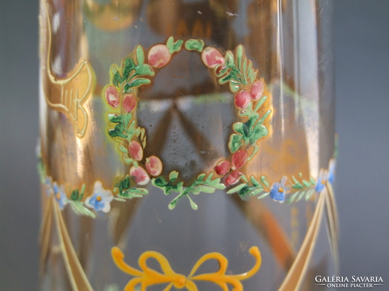 Gilded glass vase (190524)