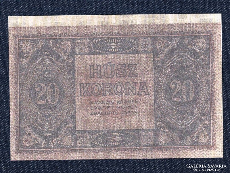 Pénztárjegy (1919-1920) 20 Korona bankjegy 1919 Replika (id64679)