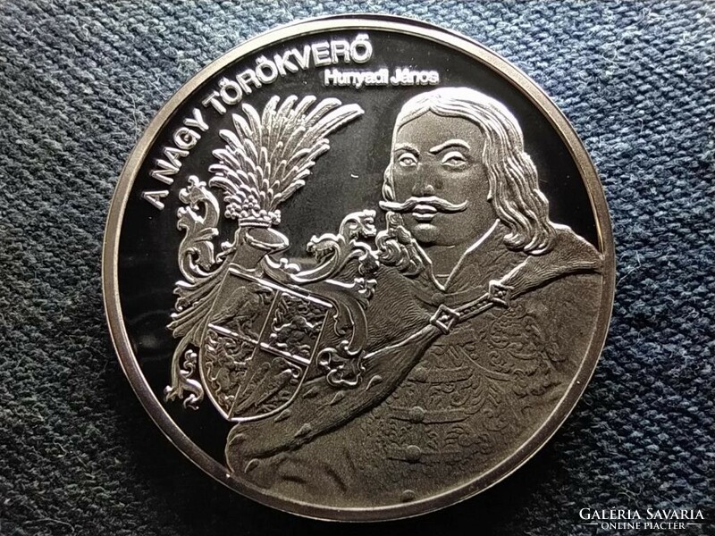 The greats of our nation János Hunyadi .999 Silver pp (id70350)