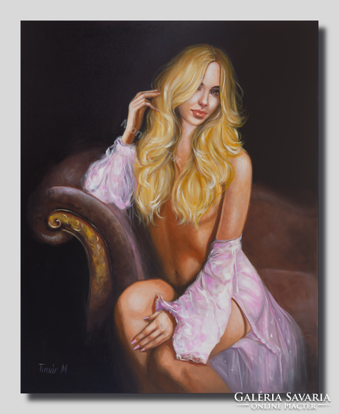 Oil painting - female portrait - 50cmx40cm