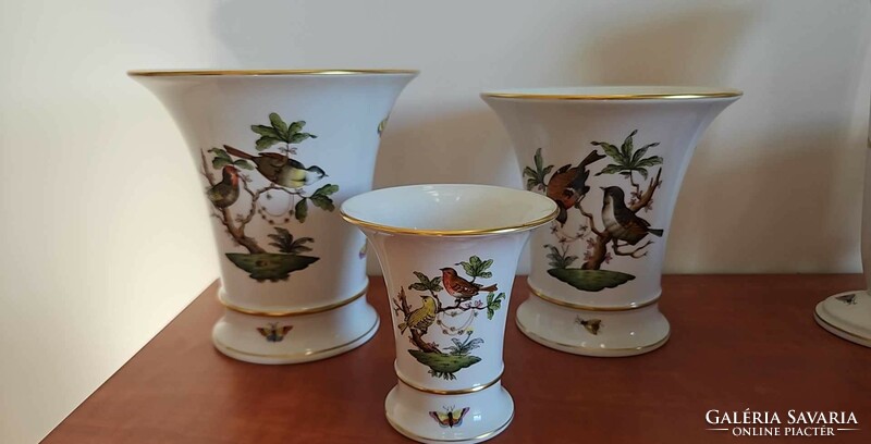 Herend rothschild nail baskets and vase collection