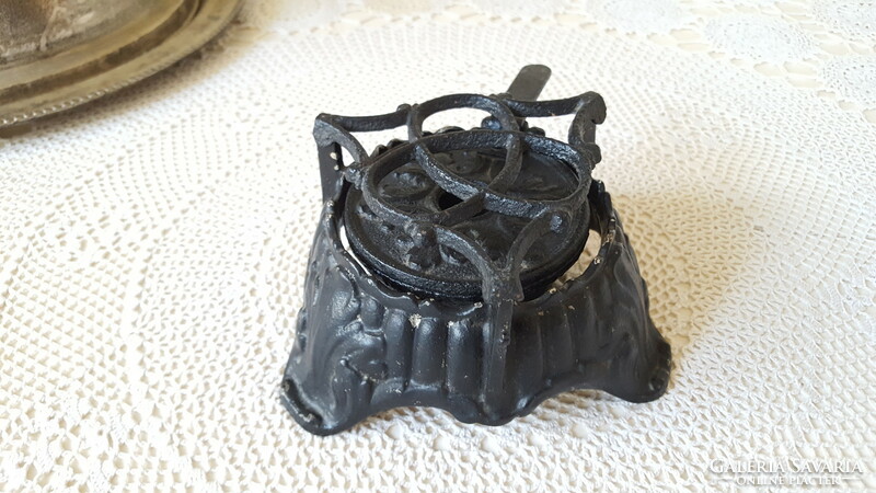 Antique lamp factory cast iron spirit burner, heater