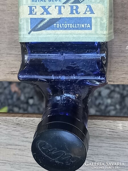 Vintage/retro nyomda festékpárna, párna festék tinta Vintage papír bolt e8k