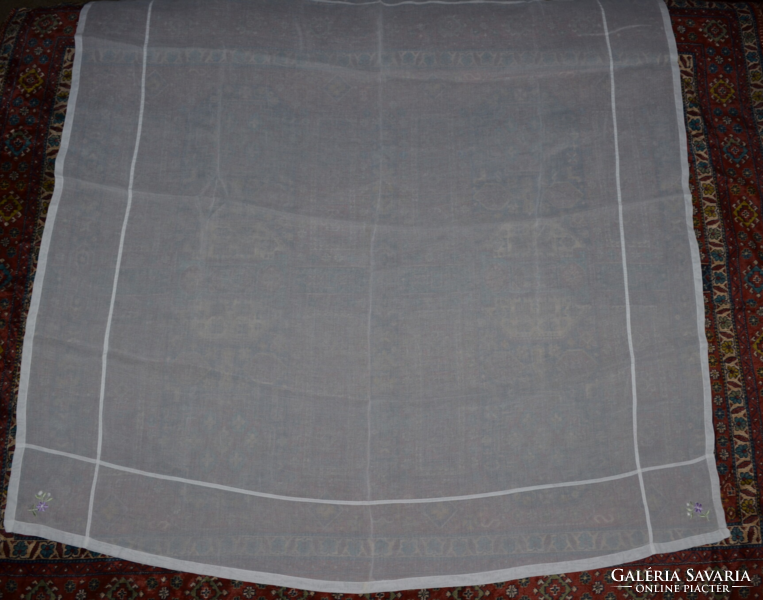 Indian batiste tablecloth