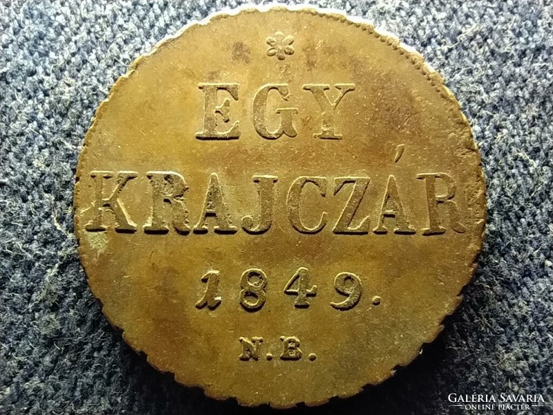 Szabadságharc 1 Krajcár 1849 NB  (id80890)