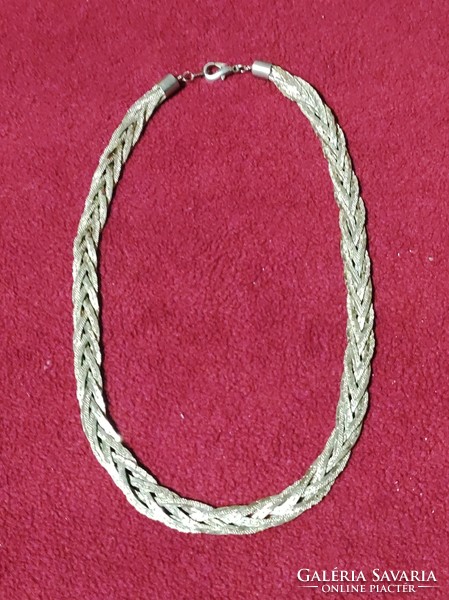 Gold-plated metal necklace