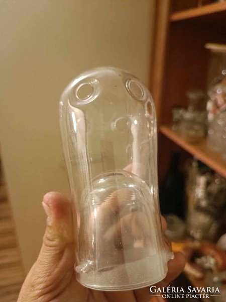 Antik fújt üveg bura