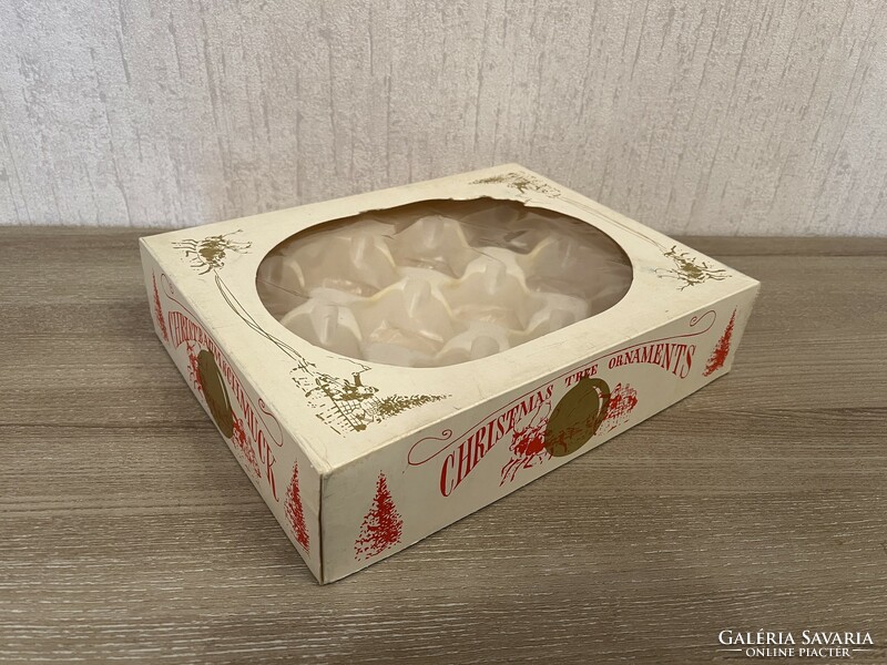 Cseh karácsonyfa dísz tartó doboz