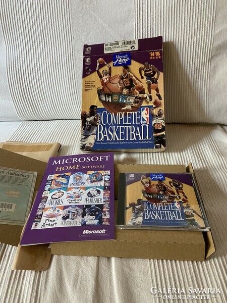 ‘94-95 Microsoft Complete Basketball kosaras CD-ROM