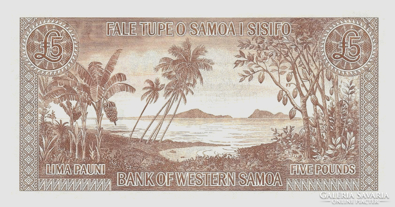 Western Samoa 5 pounds 2020 unc