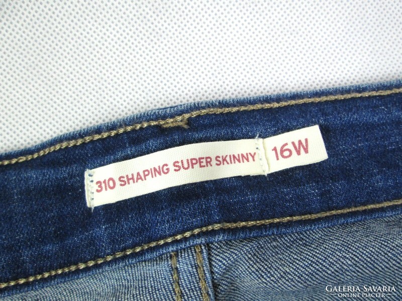Original Levis 310 shaping super skinny (16w - l) women's stretch worn jeans