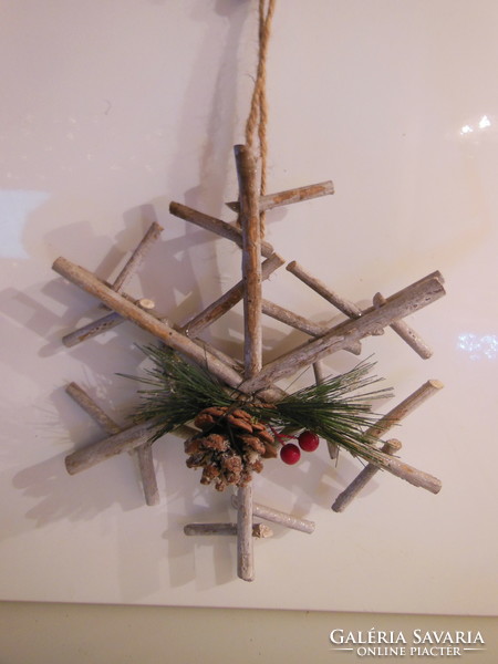 Christmas tree decoration - tree - 26 cm - star - perfect