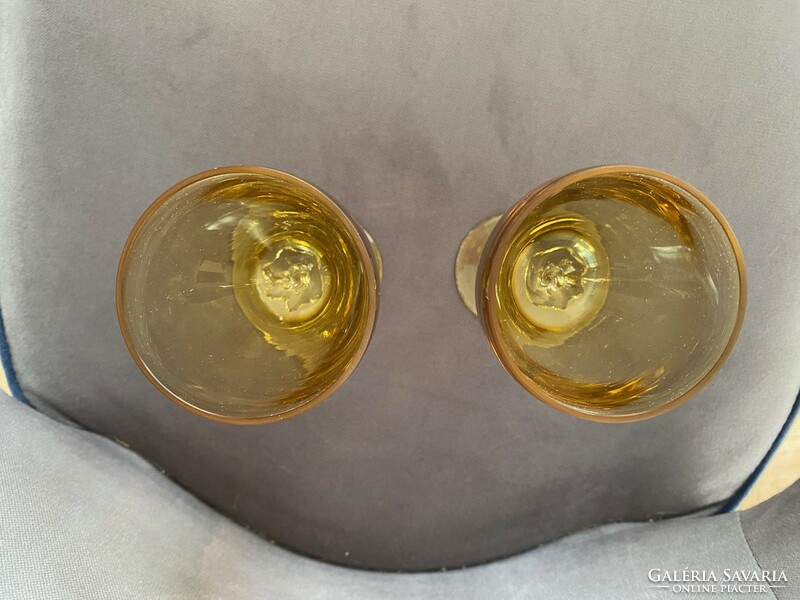 A pair of lead crystal glasses