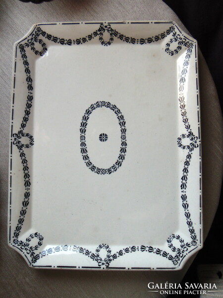 Antique earthenware tray