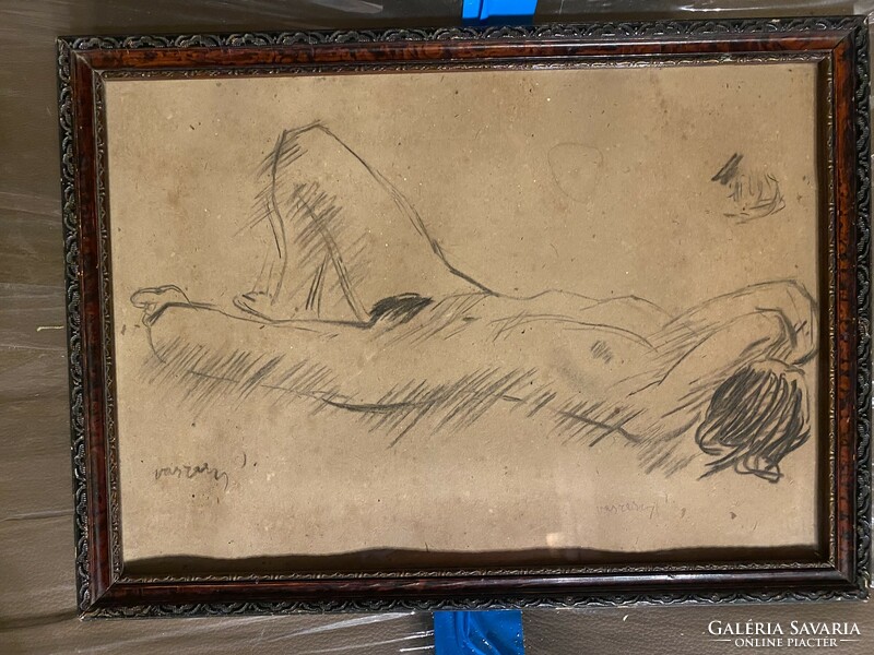 Vaszary j: reclining nude