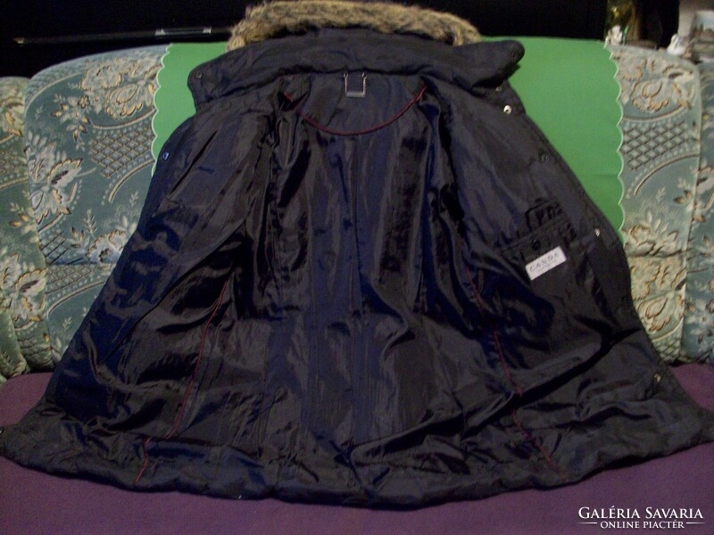 Hooded, down jacket size 42