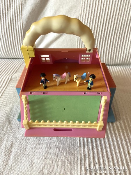 Vintage riding school dollhouse