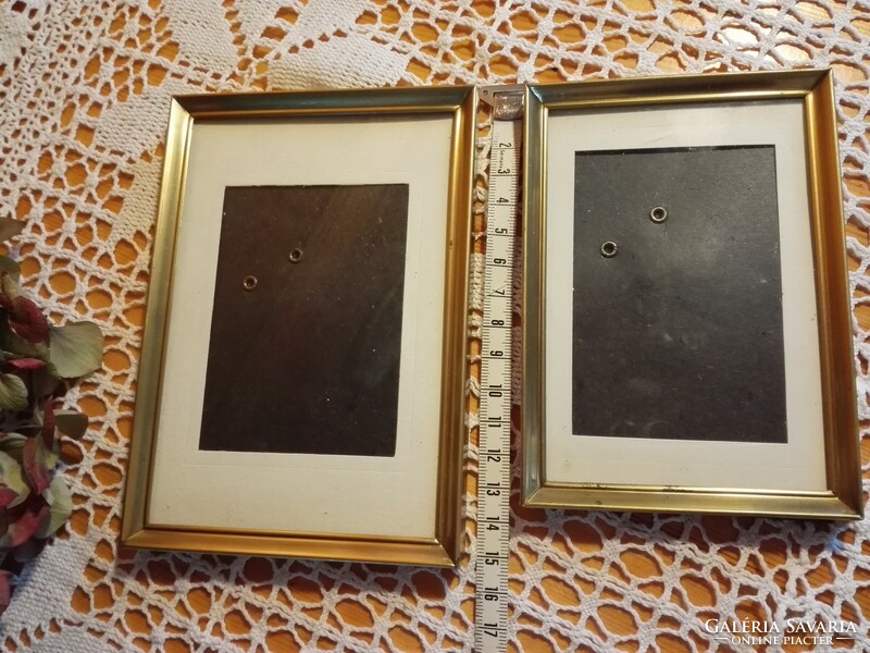 Photo holder with copper frame, table, wall... 2 pcs.