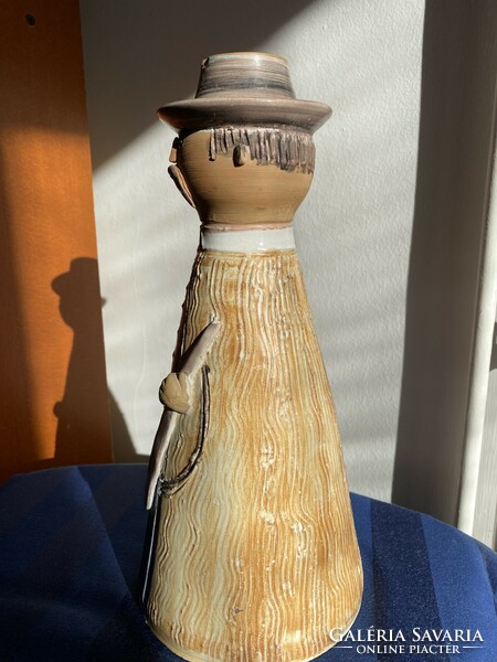 Kiss Roóz Ilona kerámia váza, 35 cm